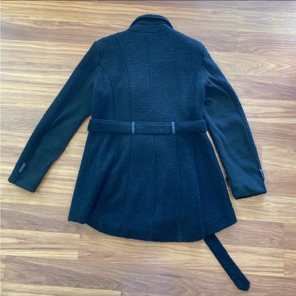 Steve Madden Black Pea Coat - Picture 3 of 7